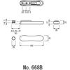 Best Slide Bolt Anti-Bacterial Silver # 668B