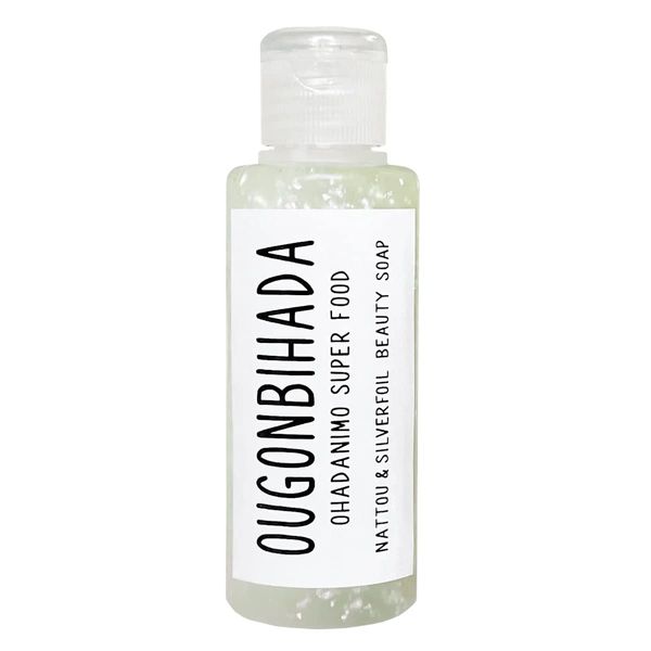 Golden Beautiful Skin Soap, Inspiring Moisturizing, Body Soap, Additive-Free, Face Wash, Hand Moisturizing, Skin Care, Body Wash, Body Soap, Made in Japan, Silver Soap, 1.0 fl oz (30 ml)