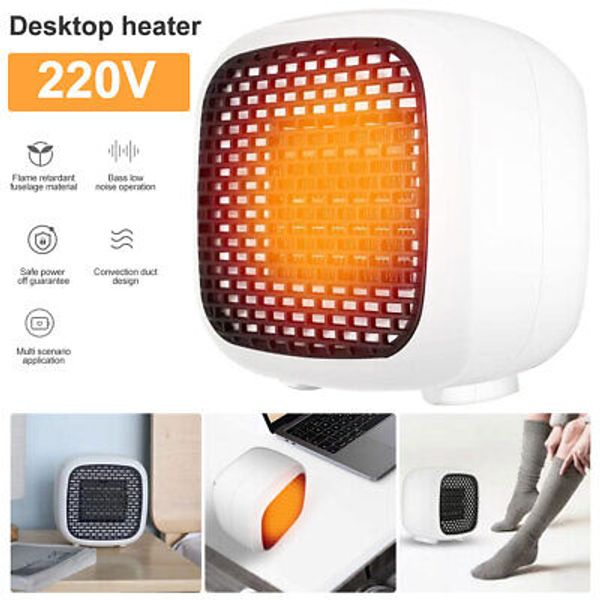 Portable Space Heater Fast Heating Electric Heater 800W PTC Ceramic Heater qicTZ