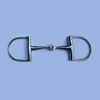 Equestrian Dee Ring Snaffle Horse Bit Stainless Steel Jointed (5.5 Inchs)