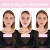 VIKSAUN Facial Strap, Tape Double Chin Reducer, V-Line Chin Cheek Lift Up Band, Facial Lifting Belt Anti Wrinkle Lifting Chin Correction Belt Strap for Women Men (Pink)