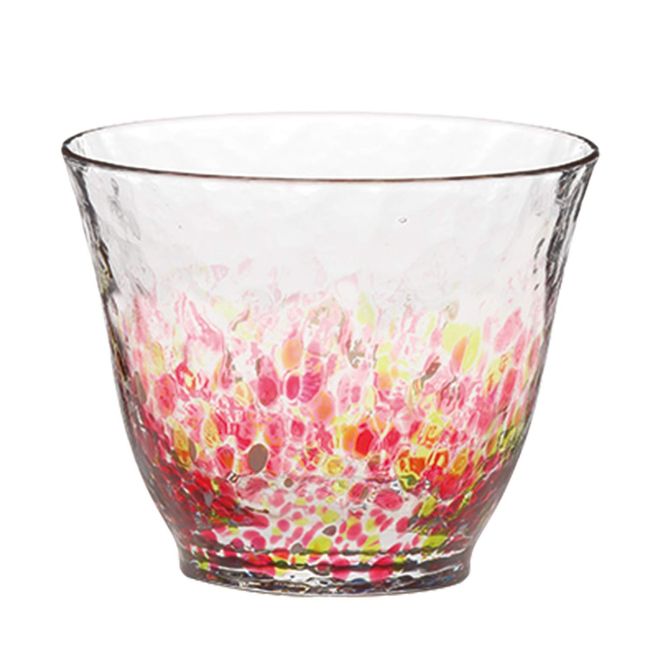 Toyo Sasaki Glass CN17719-D05 Cold Tea Glass, Water Color, Cold Tea, Flower Color, Dishwasher Safe, Made in Japan, 5.5 fl oz (165 ml)