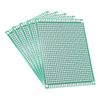 sourcingmap 5pcs 7x9cm Double Sided PCB Board Universal Printed Circuit Proto Board for DIY Soldering Electronic Projects Practice Test Circuit