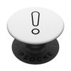 Bold Exclamation Point Tee Graphic Tee for Confident,Fun PopSockets Adhesive PopGrip