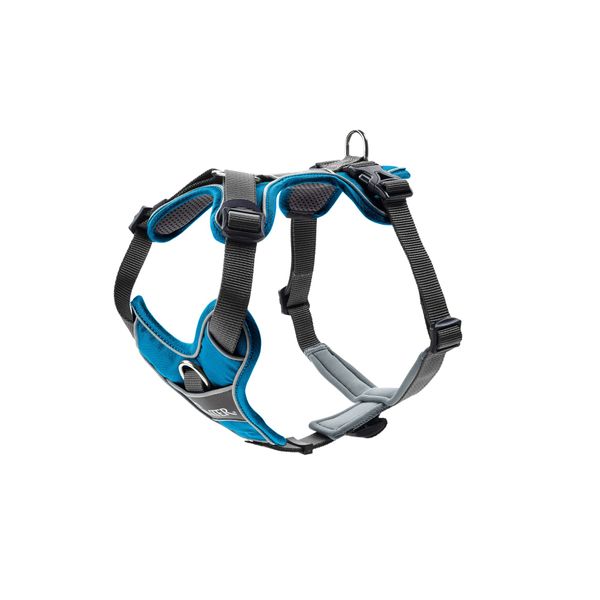 HUNTER DIVO Dog Harness, XS, 34–47 cm, Light Blue/Grey