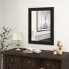 Mid Century Modern Decorative Mirror Wall Mirror Rectangle With Patterned Frame