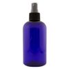 8 fl oz Cobalt Blue Plastic Bottle with Black Spray Cap (Single)
