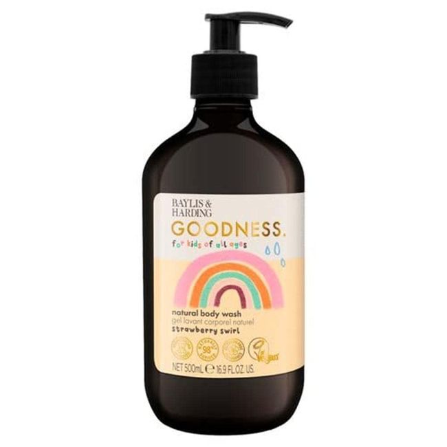 Baylis & Harding Goodness Kids Strawberry Swirl Body Wash 500ml