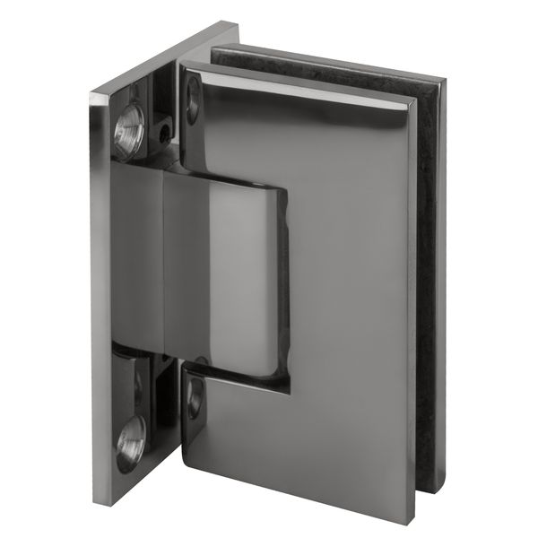 CRL JRG037CH Chrome Junior Geneva 037 Wall Mount Full Back Plate Hinge