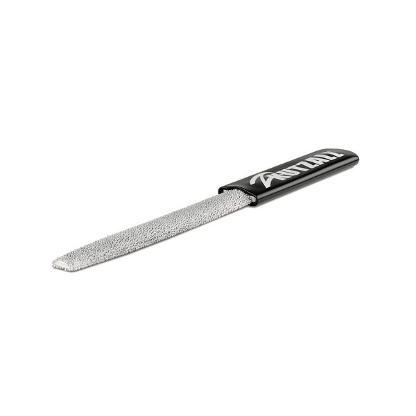 Kutzall Original 6" Half-Round Hand Rasp - Coarse, Wood Rasp/File for Woodworking & Shaping, W/Ergonomic Soft Grip Handle, Abrasive Tungsten Carbide Coating - 11" (279.4mm) Overall Length - HR6330