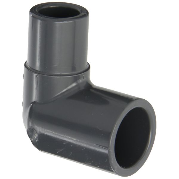 Spears 809 Series PVC Pipe Fitting, 90 Degree Elbow, Schedule 80, 3/4" Spigot x 3/4" Socket