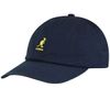Kangol Unisex Washed Baseball Baseballkappe, Blau (Marineblau), Einheitsgröße