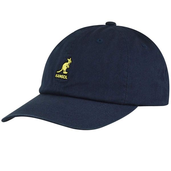 Kangol Unisex Washed Baseball Baseballkappe, Blau (Marineblau), Einheitsgröße