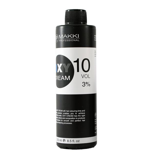 Makki Professional Oxy Cream Peroxide Developer 10 VOL(3 per cent) 250ml