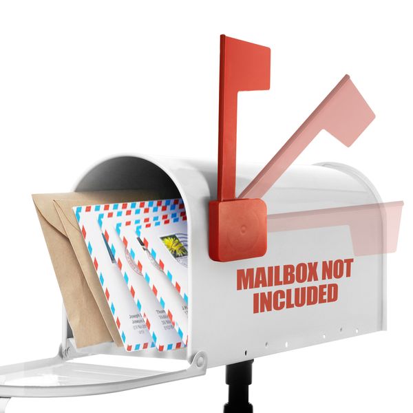 Anley Mailbox Flag - Alert Postal Carrier Raised Signal Flags Replacement Kit