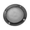 sourcing map Speaker Grill Cover 4 Inch Mesh Decorative Circle Subwoofer Guard Protector Black