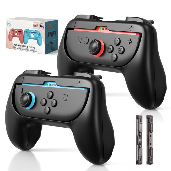 Tawd 2 Pack Controller Grip Compatible with Switch & Switch OLED & Switch 2 Joy Con Controllers, Family Sports Party Pack Switch Accessories, Switch Grips Attachment