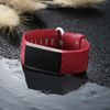GEAK Strap Compatible for Fitbit Charge 3/Fitbit Charge 4, Adjustable Classic Replacement Wristband, Small Red