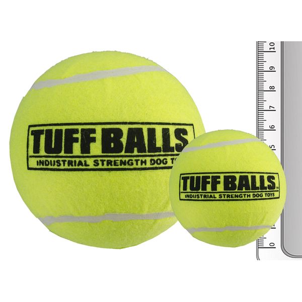 PetSport Giant Tuff Ball Dog Toy, 4 Inch, Safe for Teeth