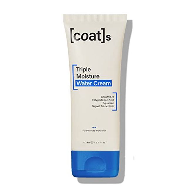 Coats Triple Moisture Water Face Cream. Water Based Moisturizer for Face with Hyaluronic Acid + Ceramides + Vitamin E. Hydrating Face Moisturizer for Women and Men - Combination to Dry Skin (75ml)