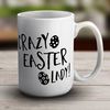 Shopagift Crazy Easter Lady White 15oz Large Mug Cup