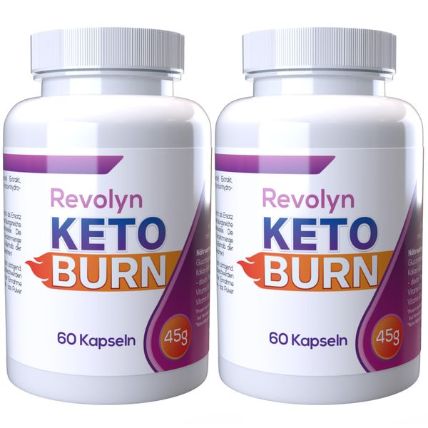 Revolyn Keto Burn - 120 Kapseln (2x60 Kapseln) - 2er Pack