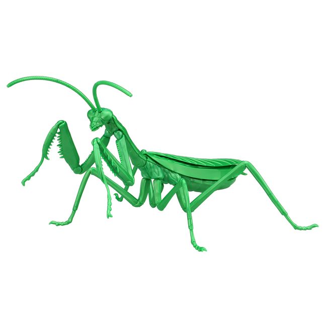 Free Research Series No.23 EX-3 Ikimono Edition Monkey Mantis (Metallic Green) Plastic Model