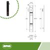 amig 3850 Mod.3850 Closure Embutir, Black/White