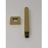 8-Inch Square Ceiling Mounted Shower Arm for Rain Shower Heads (Gold)
