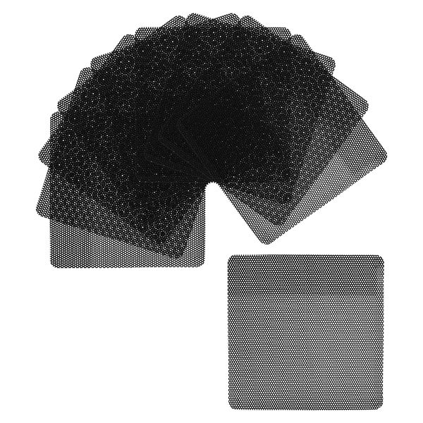 10PCS 90mm Black Computer PC Cooler Fan Dustproof Mesh Plastic Dust Filter Mesh