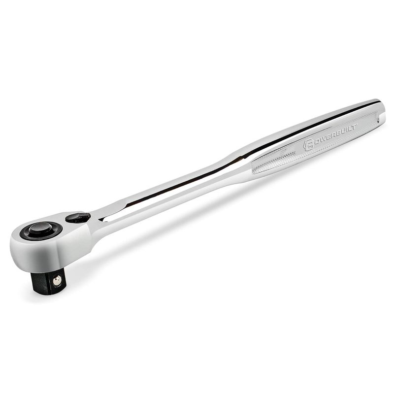 Powerbuilt Quick Release Ratchet with Contour Handle, 1/4 Inch Drive ...