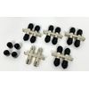 RiteAV Fiber Optic Adapter ST to ST Multimode or Singlemode Duplex Coupler (5 Pack)