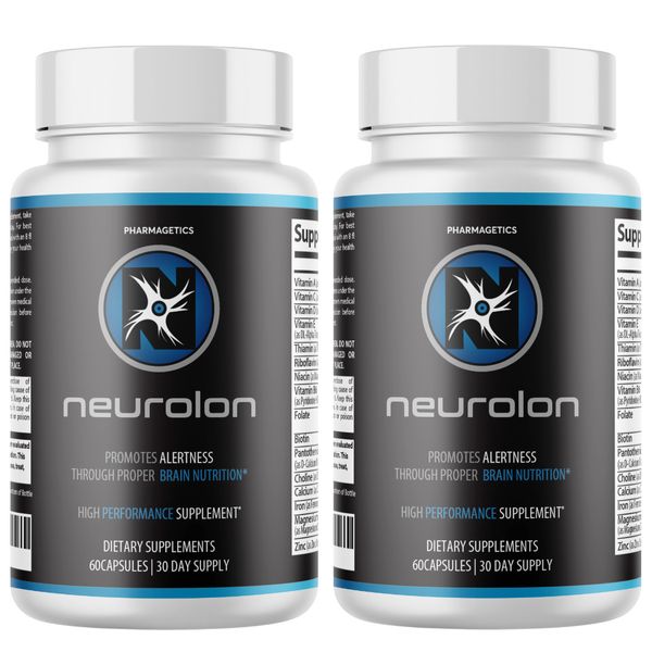 Neurolon Advanced Nootropic Pills to Support Memory and Focus - 2 Bottles