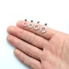 TUNUKE Solid Ring Split Ring Value Fishing (Trial Set 1, Split Ring)