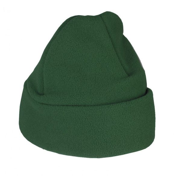 Childs Fleece Hat, Bottle Green, Medium