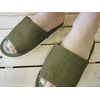 Tatami Slippers Japanese Plain, navy
