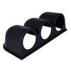 Black Universal 2" 52mm Triple 3 Hole Dash Gauge Console Dashboard Pod Holder
