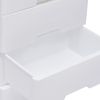 5 Drawers Plastic Storage Cabinet Detachable Drawer Tower Case Clothes Organizer