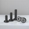 Drenky M5 x 12mm Black Oxide Flat Head Hex Bolts, 20 Pack