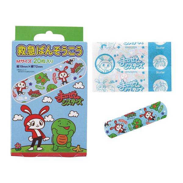 x 4 pieces Skater delivery service QQB1 First aid bandage Maizen Sisters+ M size 20 pieces