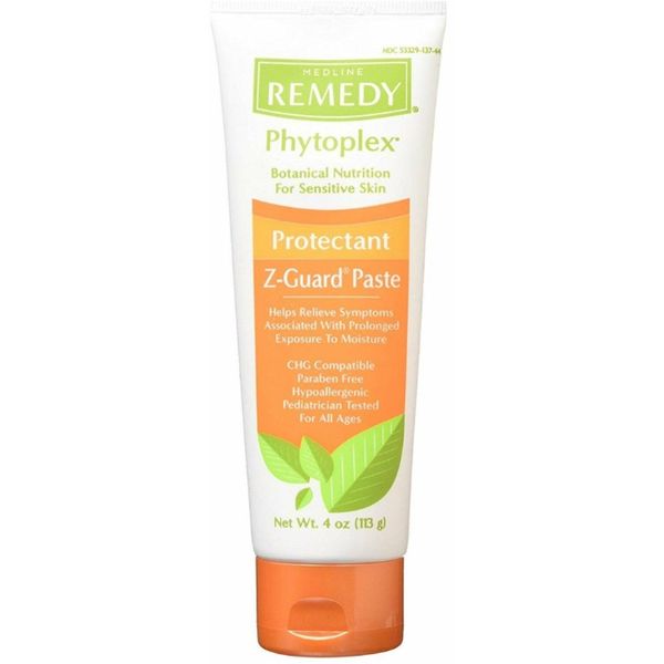 Medline Remedy Phytoplex Z-Guard Skin Protectant Paste Botanical 4 oz Pack of 4
