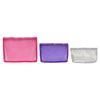 KnitPro Vibrance MESH Button Pouches: Set of 3, Assorted