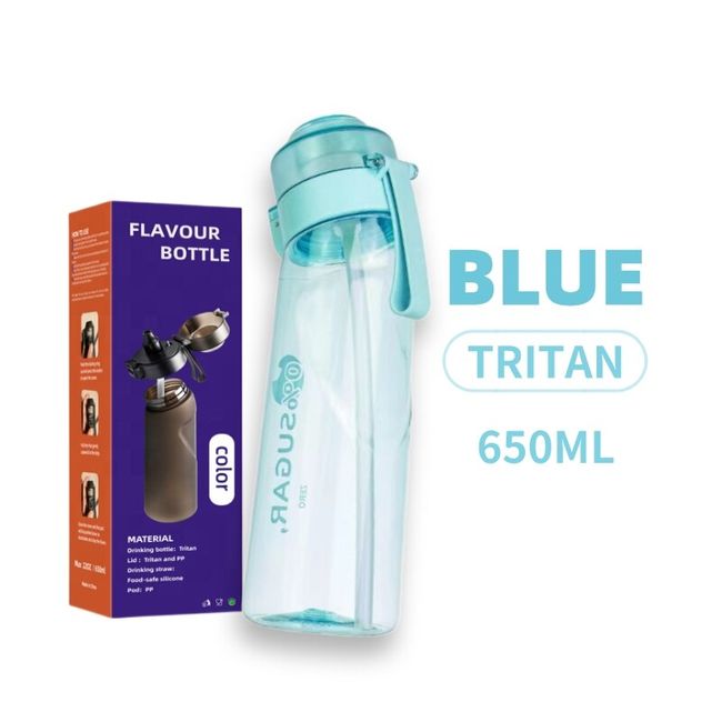 Air Water Bottle Taste pod - 650ml Flavored Water Bottle - Grape flavor 