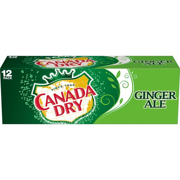 Canada Dry Ginger Ale, 12 fl oz cans (pack of 12)