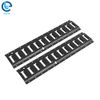 Steel Coat Black E Track Tie Down Rail Kit 2' (2 Pack) For Garages Trailers Vans
