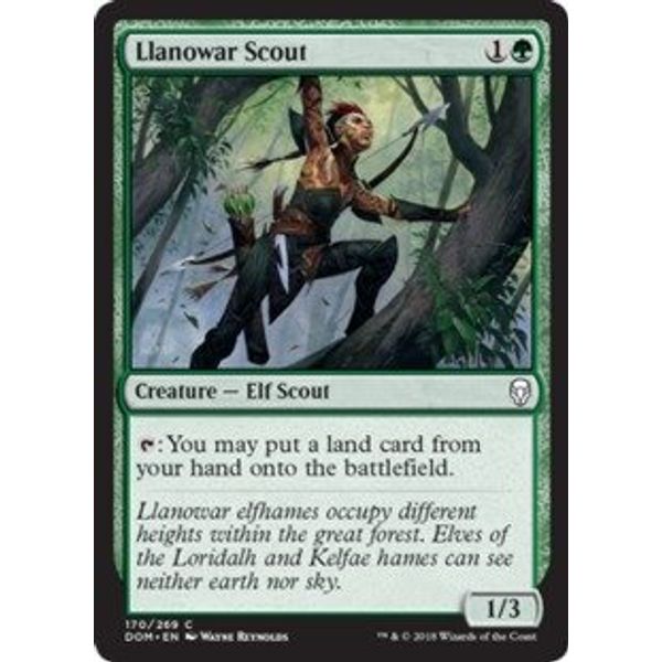 Llanowar Scout - Foil - Dominaria