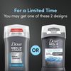Dove Men+Care Deodorant Stick for Men Clean Comfort 4 Count Aluminum Free 72-Hour Odor Protection Mens Deodorant with 1/4 Moisturizing Cream 3 oz