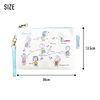 Snoopy Snoopy Snoopy 0299 Flat Pouch, Makeup Pouch, Cosmetic Pouch, Travel Pouch, Flat Pouch, Makeup Pouch, Square, Charlie Brown, Zipper, Simple, Ivory (SPZ-2845), SPZ-2845