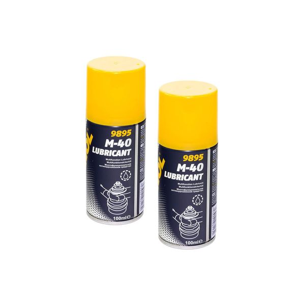 2 x 100 ml Original Mannol M-40 Lubricant Rust Remover Creeping Oil Multifunctional Oil