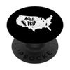 Road Trip US Map | Vacation Travel PopSockets Swappable PopGrip